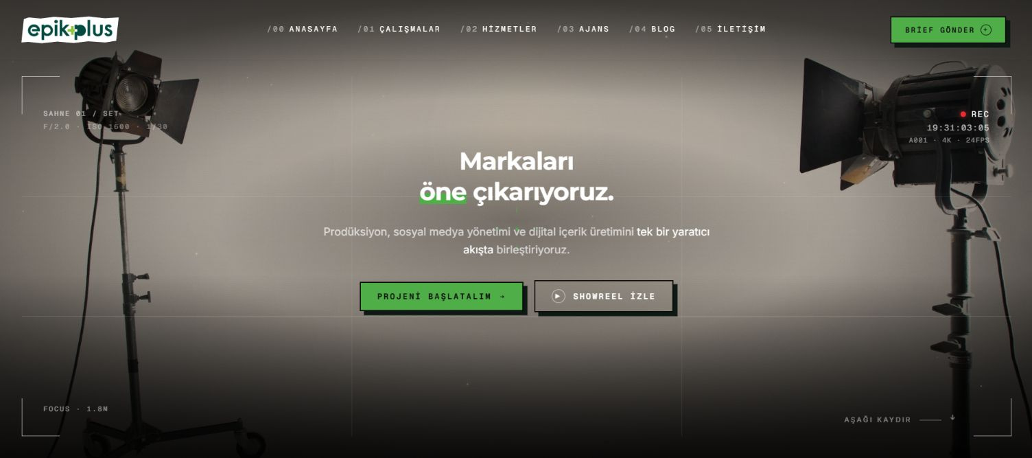 Epik Plus web sitesi